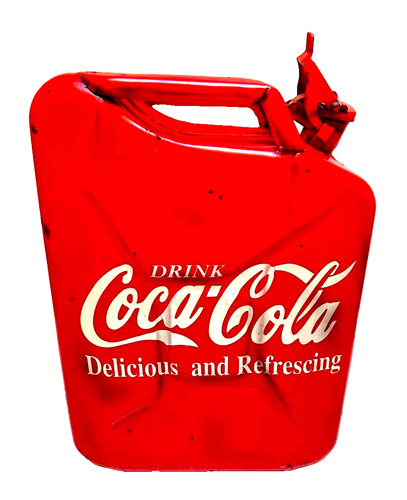 Coca cola tanica - cola, metallo