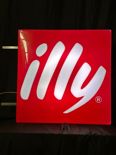 Illy caffe insegna totem - insegna,