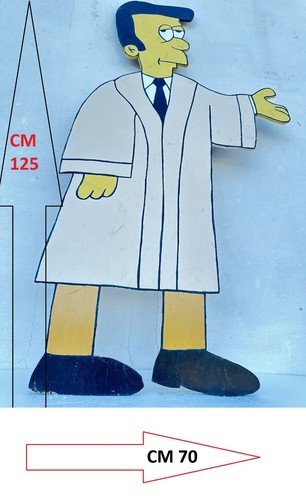 Sagoma legno abe simpson - sagoma, di